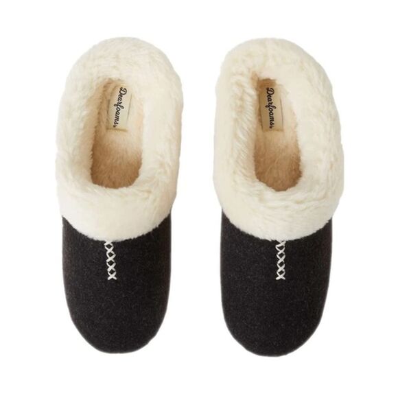 Dearfoams Woman's Indoor/Outdoor Breathable Memory Foam Clog‎ Slippers NEW​ - Picture 3 of 7